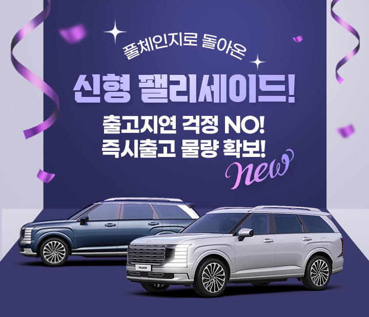 신형 팰리세이드 프로모션